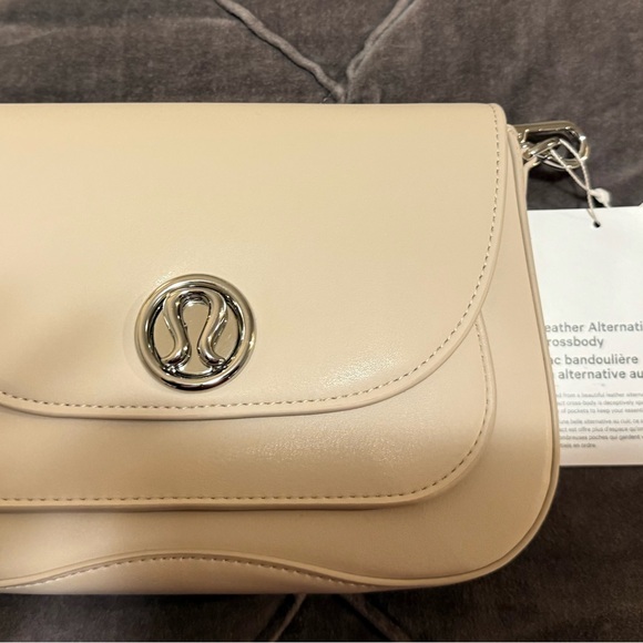 Lululemon Leather Crossbody Bag in Cashew - Picture 7 of 7